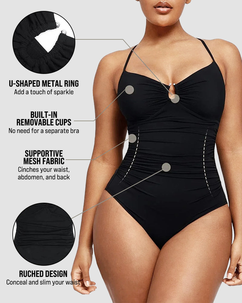 Shaping Swimsuit – Elegant Shaping with Cut-Out Details