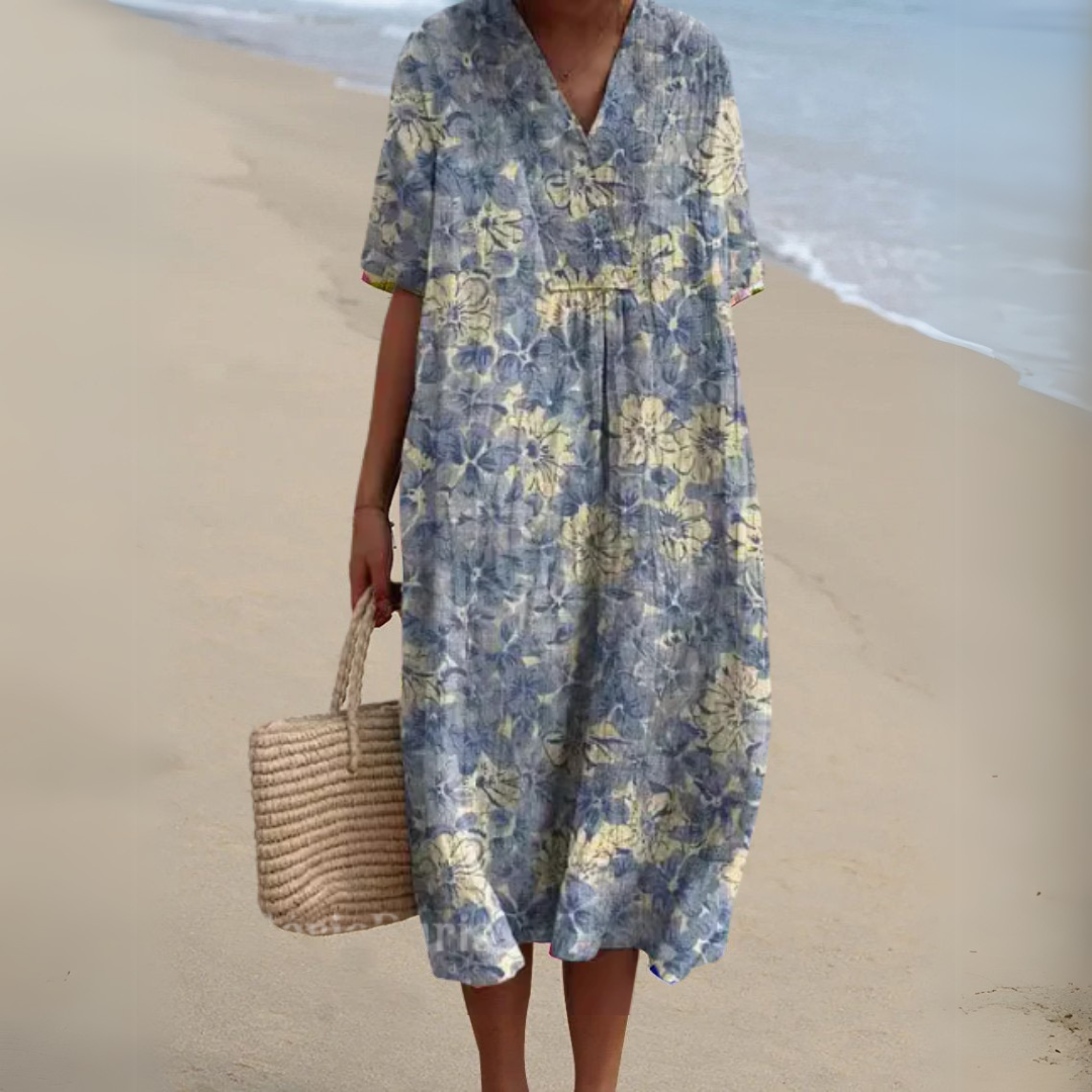 Nathalie | Elegant Floral Dress