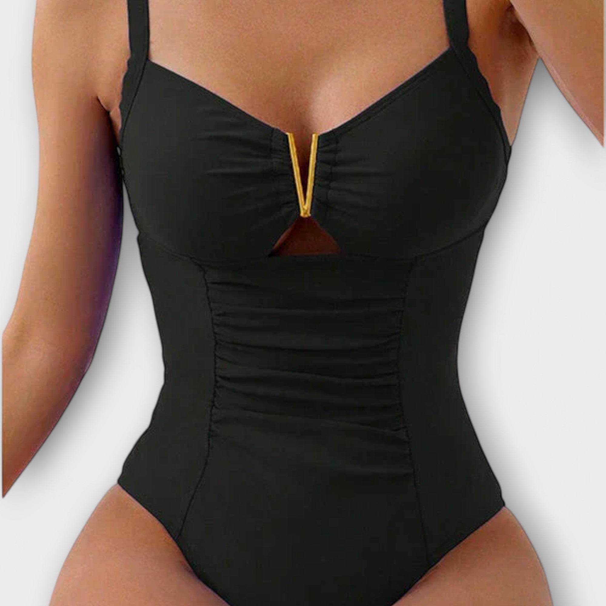 Cinzia - Swimsuit with V Neckline