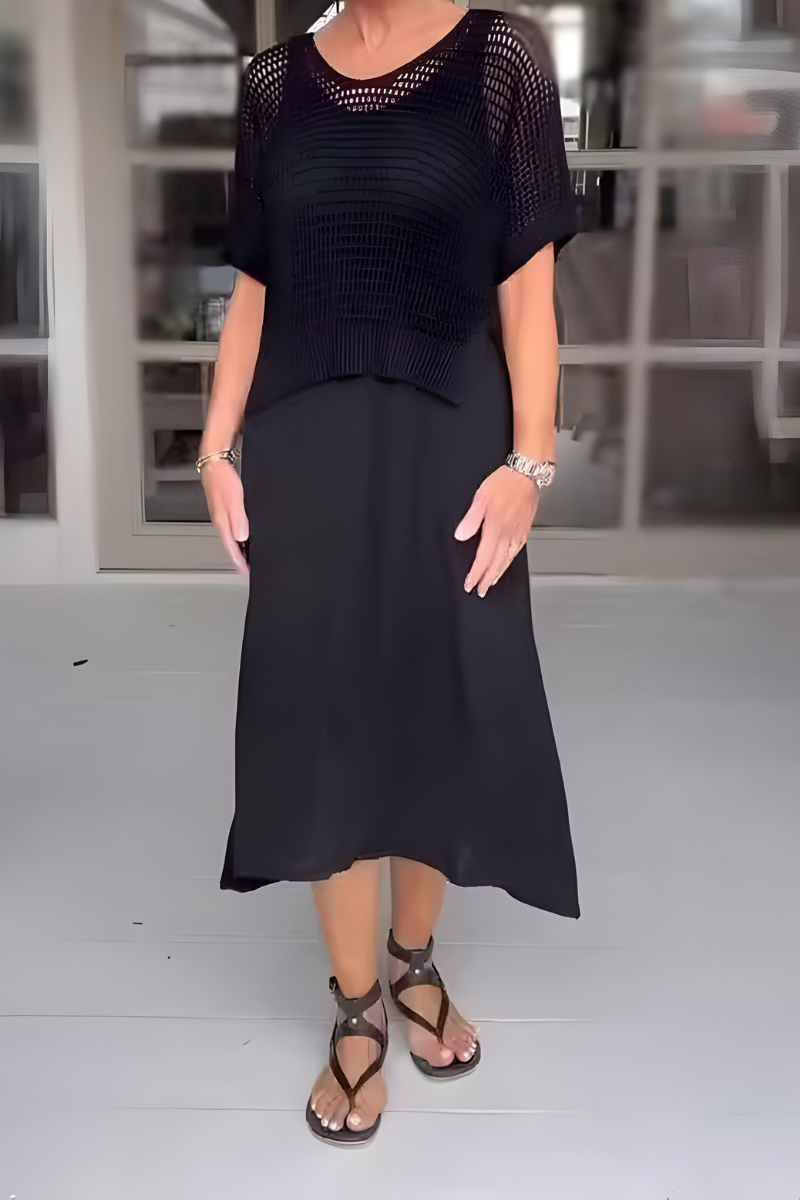 Lieke | Refreshing Summer Dress with Comfortable Knitted Top