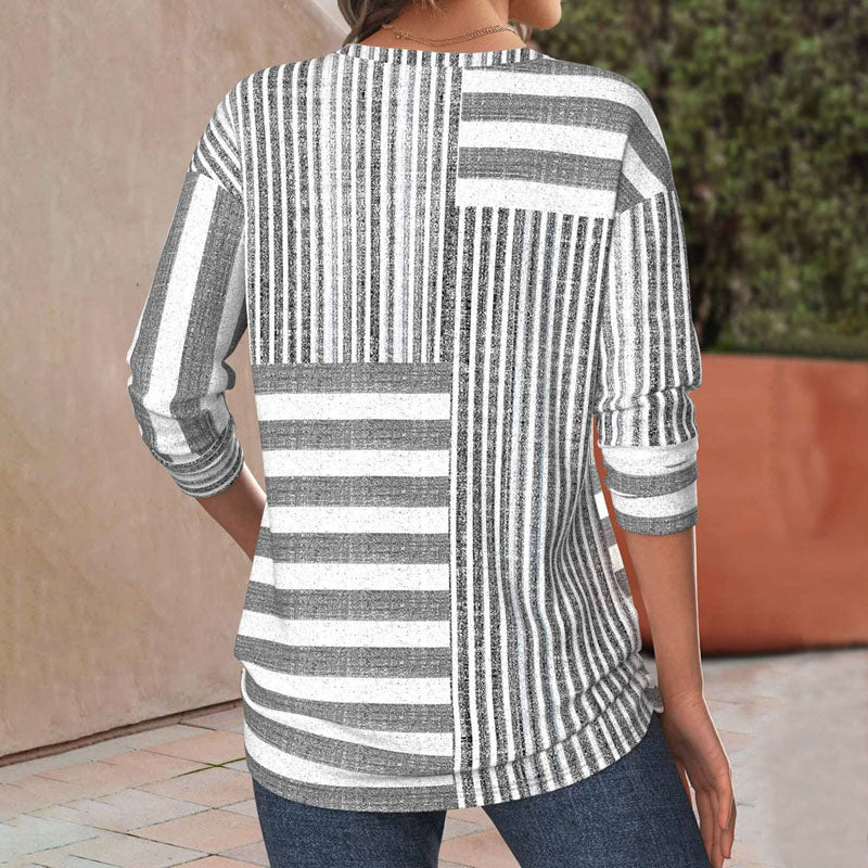 Mira | Striped Comfort Blouse