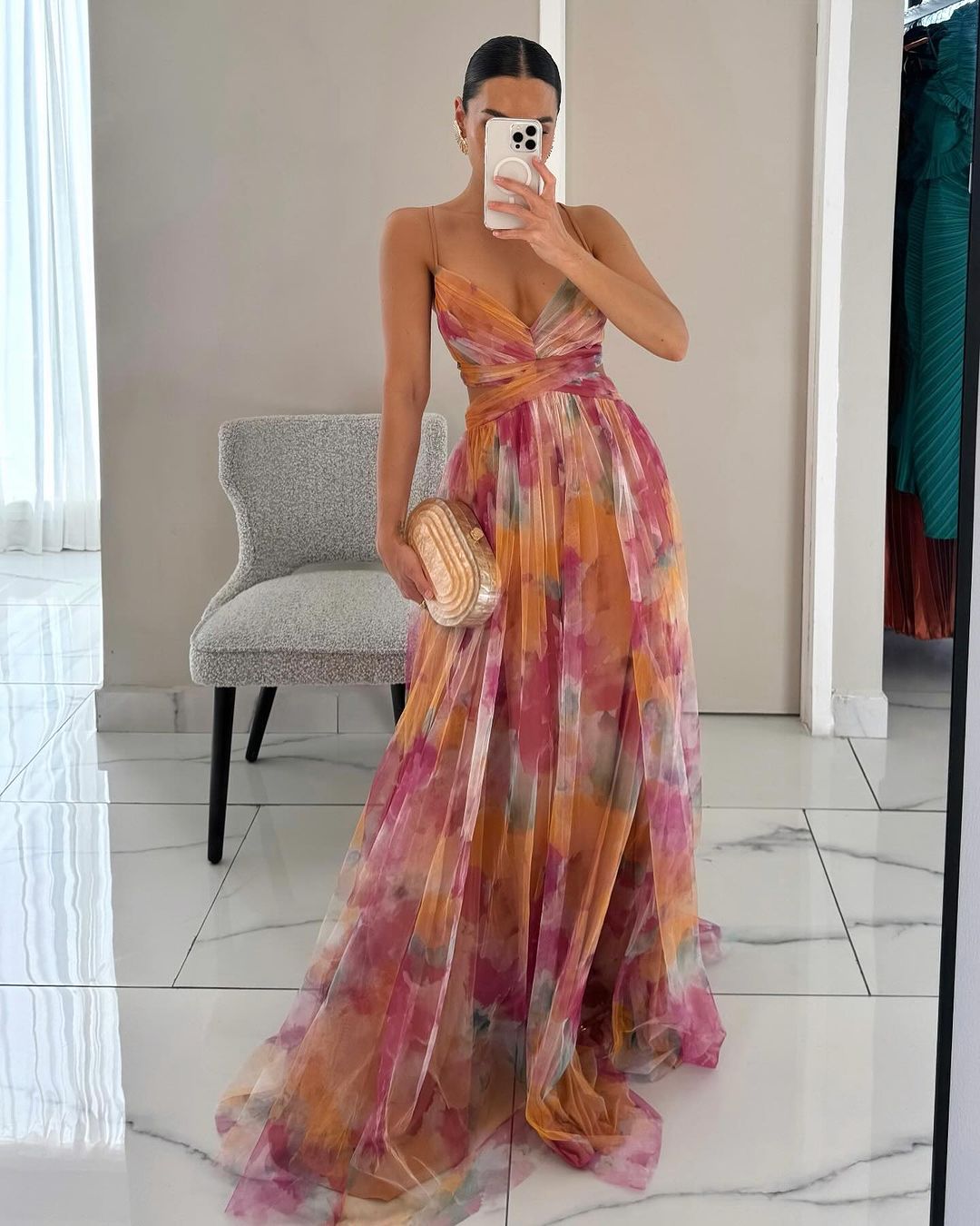 Gisele | Flattering Floral Maxi Dress