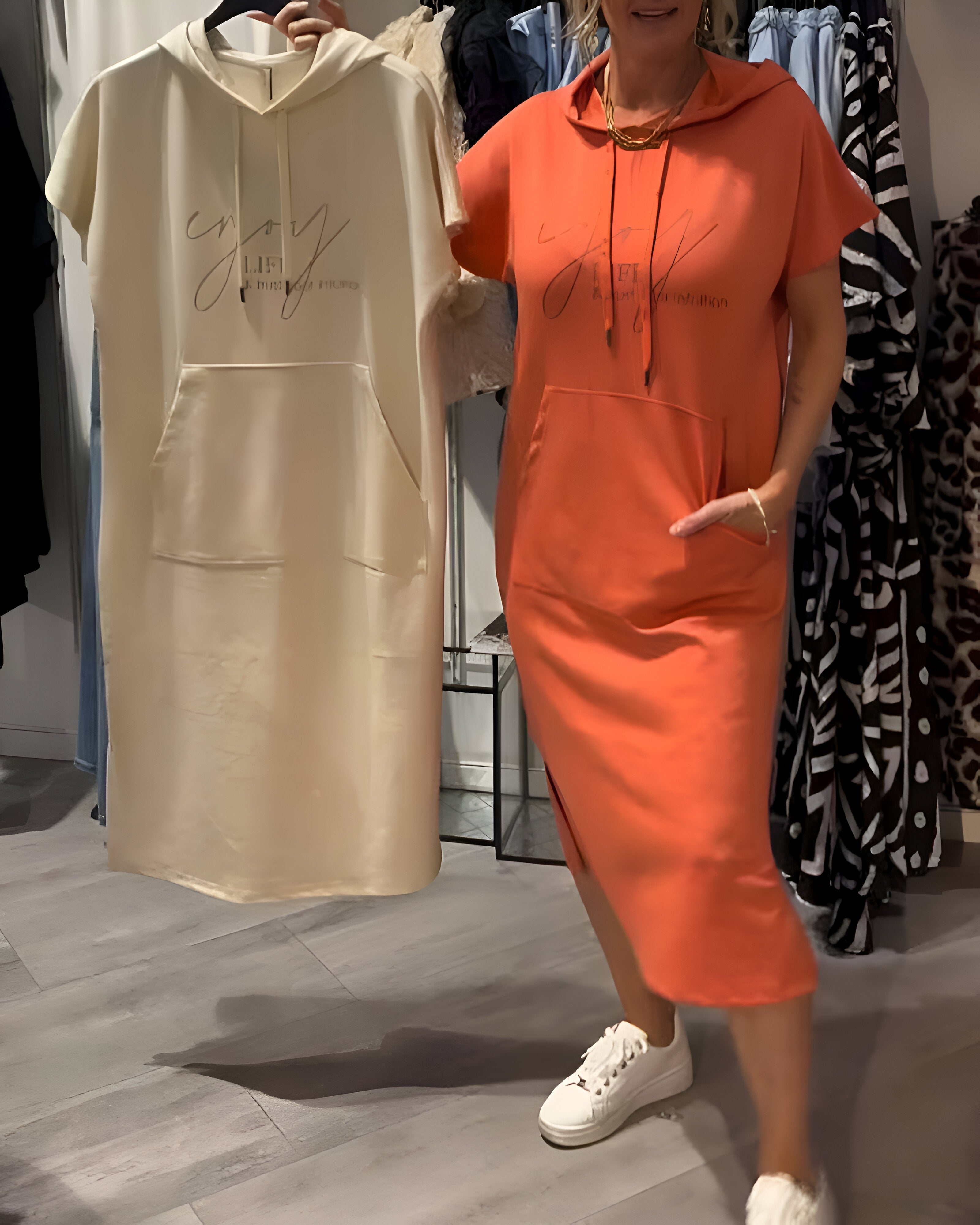 Sheeka™ | Relaxed Hoodie Dress