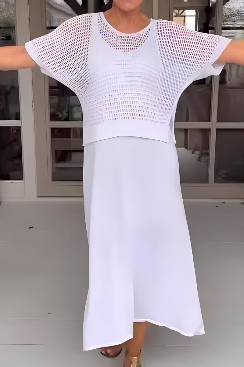 Lieke | Refreshing Summer Dress with Comfortable Knitted Top