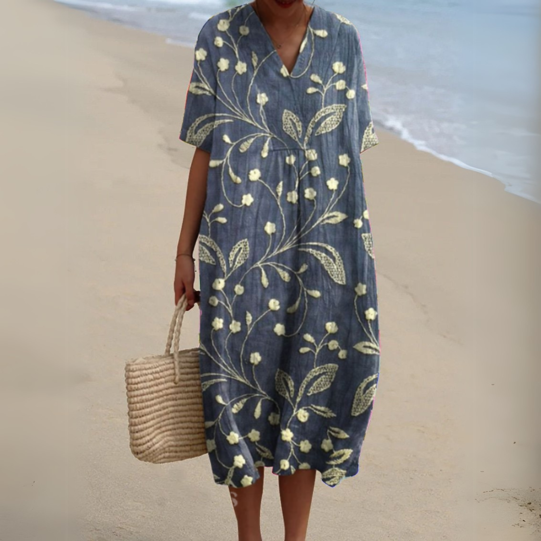 Nathalie | Elegant Floral Dress