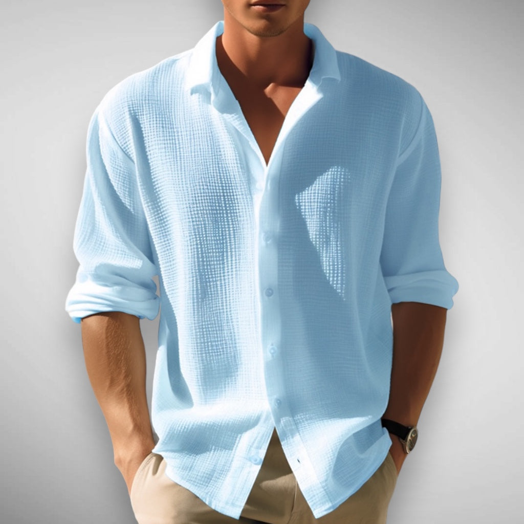 Mateo | Lightweight Casual Textured Shirt