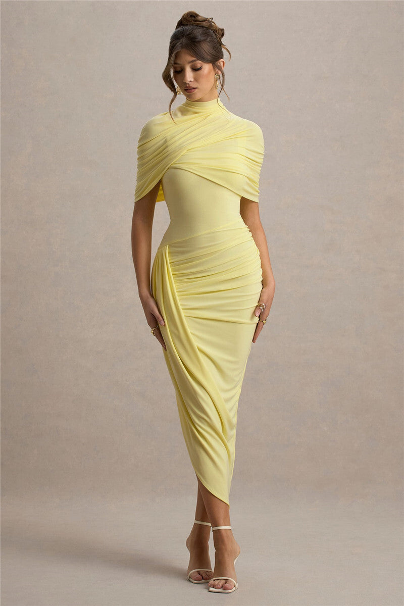Lunaria | Stylish Elegant Draped Dress