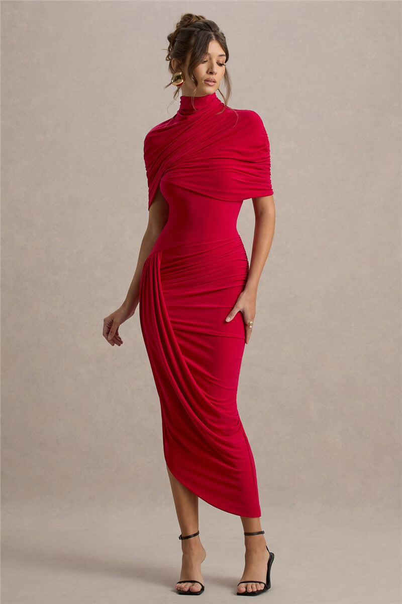 Lunaria | Stylish Elegant Draped Dress
