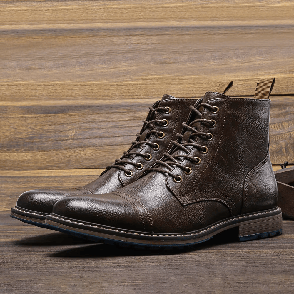 Conor | Fashion style leather ankle boots