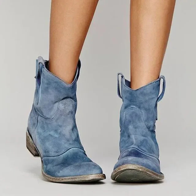Jane™ | Vintage Cowboy Ankle Boots for women