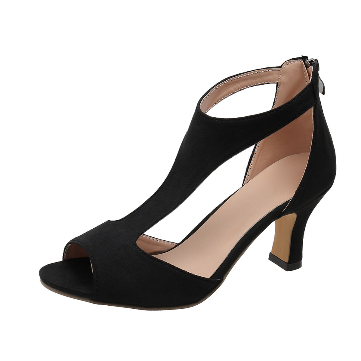 Laluna | Stylish High Heels with Open Toe