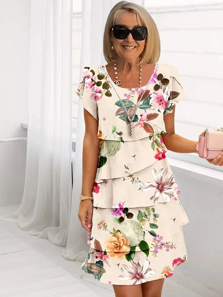 Emilie | Floral Layered Dress