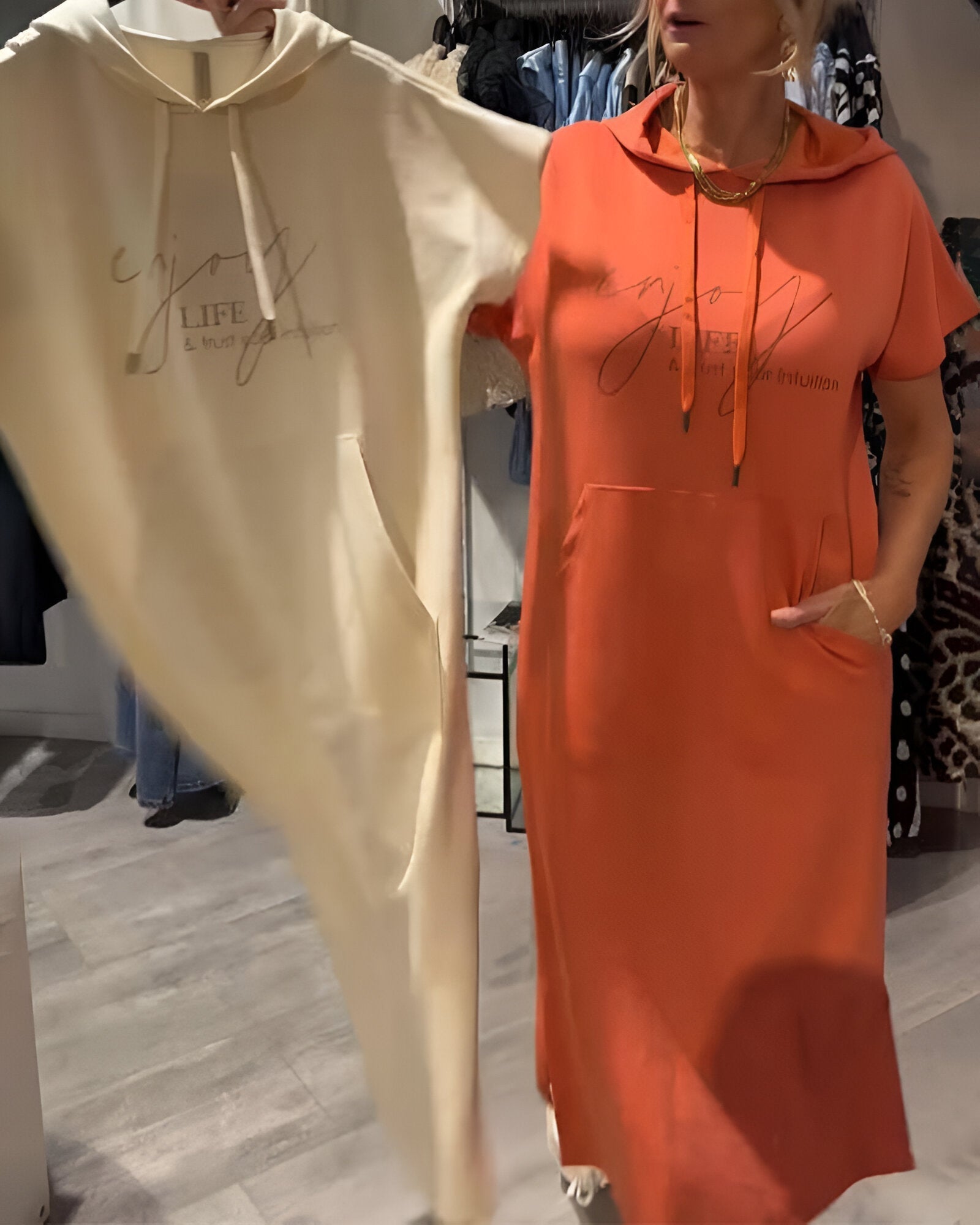 Sheeka™ | Relaxed Hoodie Dress