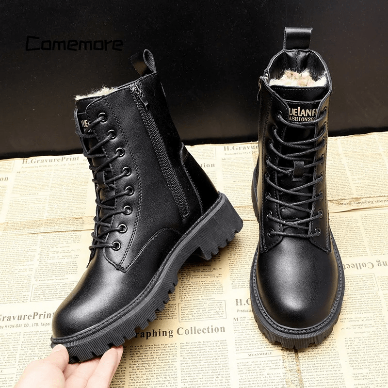 Helena™ - Lace-up boots with lined interior