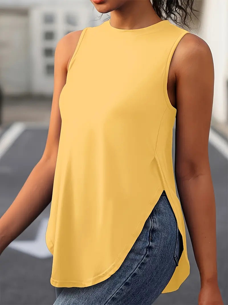 Sophia | Casual Sleeveless Relaxed Fit Top