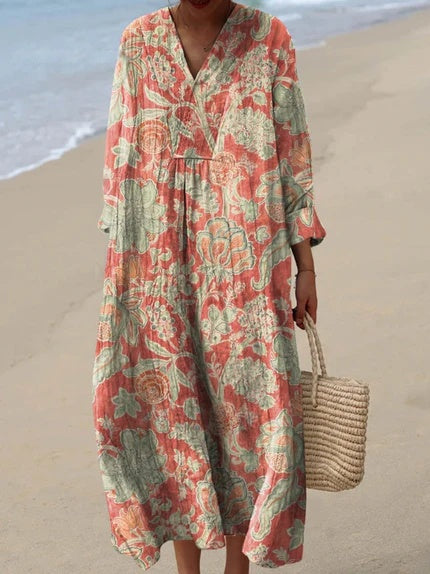 Alice | Relaxed Floral Beach Dress