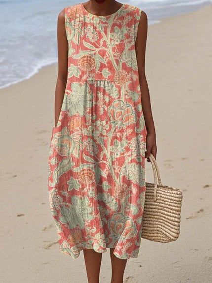 Alice | Relaxed Floral Beach Dress