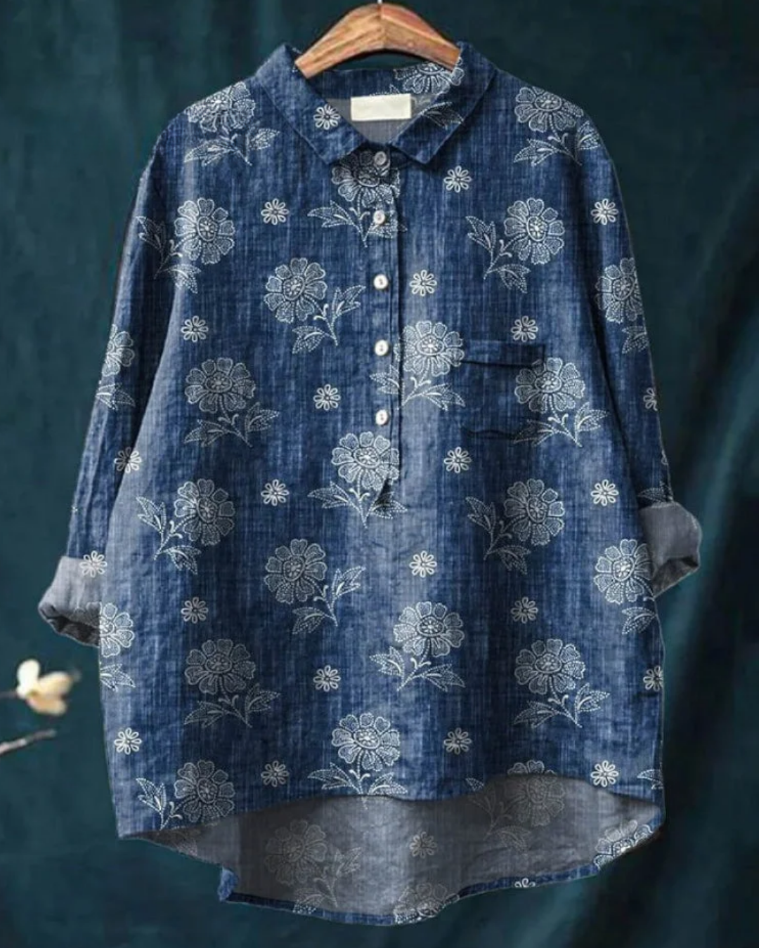 Jenny | Stylish Floral Button-Down Shirt