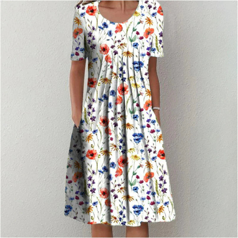 Gigi | Relaxed Fit Floral Midi Dress