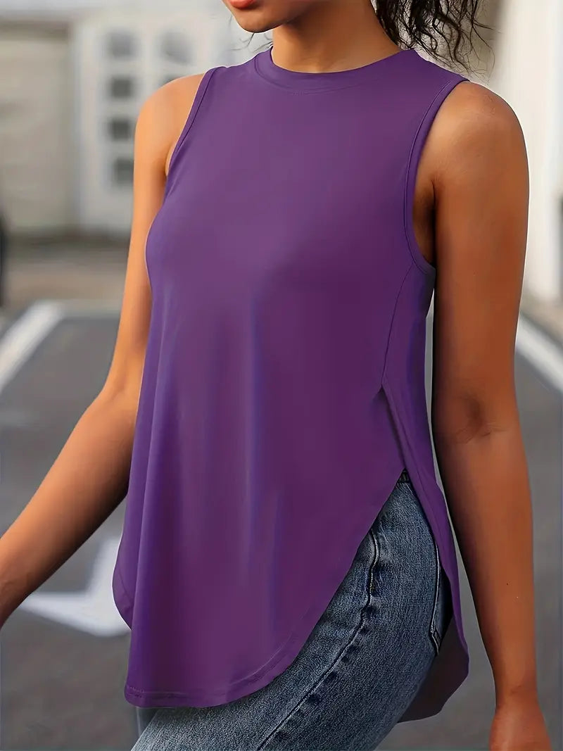 Sophia | Casual Sleeveless Relaxed Fit Top
