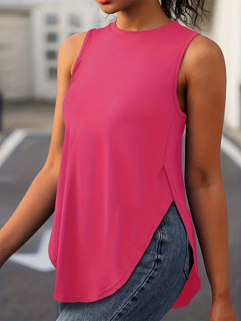 Sophia | Casual Sleeveless Relaxed Fit Top