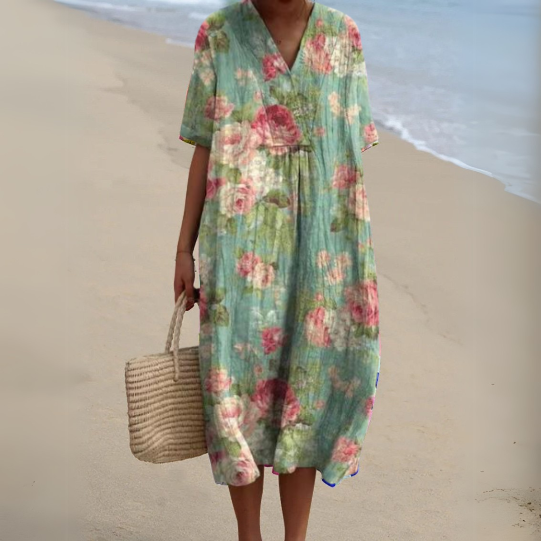 Nathalie | Elegant Floral Dress