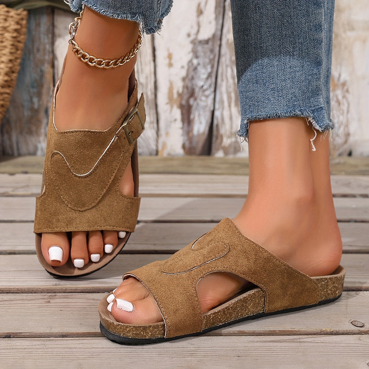 Lydia | Comfortable Summer Slip-On Sandals