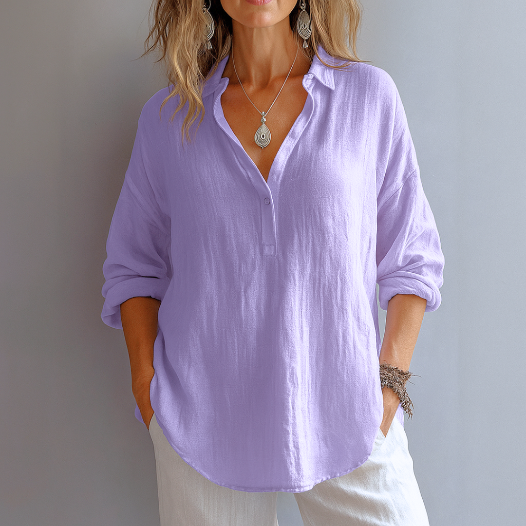 Mary | Casual Lightweight Buttoned Shirt