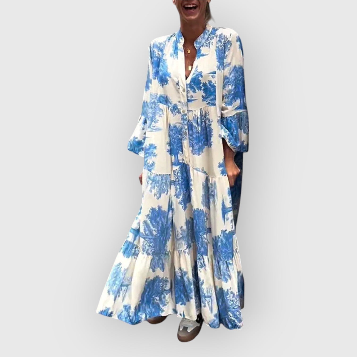 Mirone™ | Floral Maxi Dress