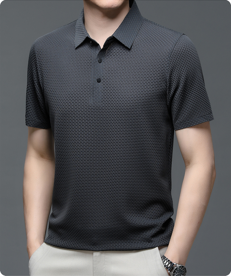 Danny | Stylish Textured Polo Shirt for Men