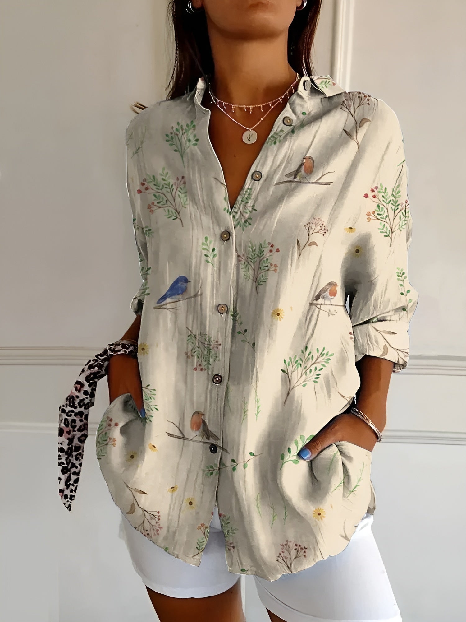 Maia | Floral Wave Blouse